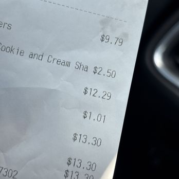 Smalls Sliders - The total amount I paid for my meal - Burgers Near Me - Houston, Texas