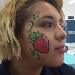 Strawberry Face Paint