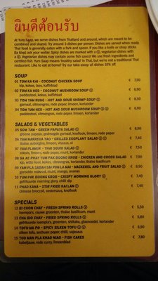 Menu photo 2 Yum Saap Utrecht, UT