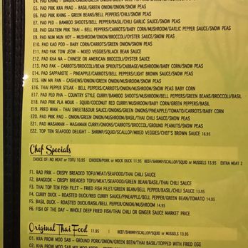Thai Top Ten - Menu - Thai Near Me - Richmond, Virginia Thai Top Ten - Menu - Thai Near Me - Richmond, Virginia