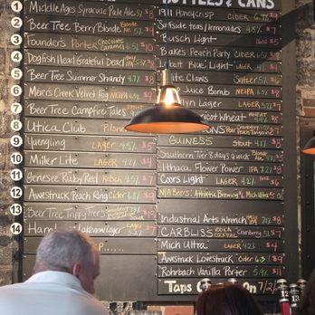 Lock 1 Distilling Company - Drink special board behind the bar. - Distilleries Near Me - Phoenix, New York Lock 1 Distilling Company - Drink special board behind the bar. - Distilleries Near Me - Phoenix, New York