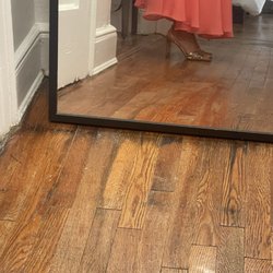 Lucky Cleaners - Uneven cut and hem.