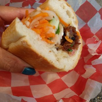 Summer - Up close shot of my banh mi. - Vietnamese Near Me - Elmhurst, New York
