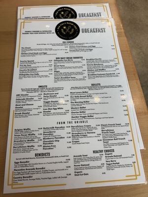 Menu photo 1 Our Daily Bread Cafe Fort Worth, TX