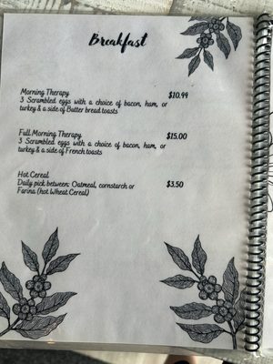 Menu photo 5 Coffee Therapy Luquillo, PR