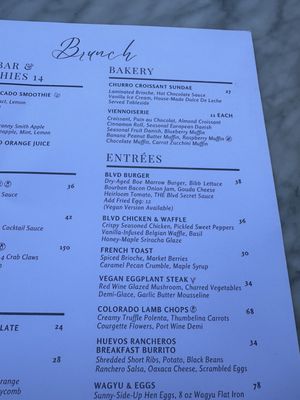 Menu photo 5 The Blvd Beverly Hills, CA