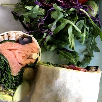 Bluestone Lane - Rainbow Wrap w Salmon - Coffee & Tea Near Me - New York, New York Bluestone Lane - Rainbow Wrap w Salmon - Coffee & Tea Near Me - New York, New York