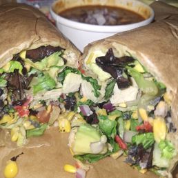 Baja Wrap and a small Chili Baja Wrap and a small Chili