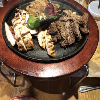 Lupe Tortilla Mexican Restaurant - Too expensive in my opinion. This was their larger "1lb." Fajitas. Combo of chicken and beef was $43. I believe the all beef was like $52. - Mexican Near Me - Irving, Texas