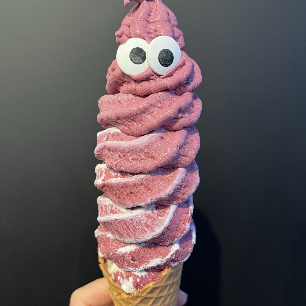 Many Bennies - Dairy cream base with blackberries in a cone = delish & so fresh! - Ice Cream & Frozen Yogurt Near Me - Seattle, Washington Many Bennies - Dairy cream base with blackberries in a cone = delish & so fresh! - Ice Cream & Frozen Yogurt Near Me - Seattle, Washington