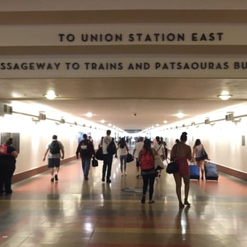 Starline Tours - Passageway to the platforms at Union Station - Bus Tours Near Me - Los Angeles, California Starline Tours - Passageway to the platforms at Union Station - Bus Tours Near Me - Los Angeles, California
