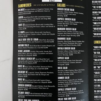 Crosstown Chef - the menu of the restaurant - Food Delivery Services Near Me - Sayville, New York