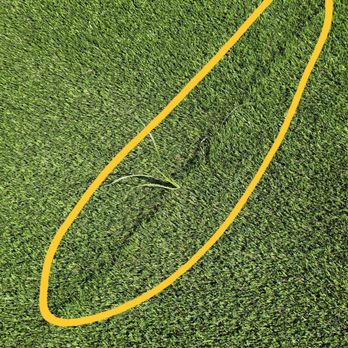 Reliable Services - Seams with grass coming through - Landscaping Near Me