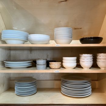 OCbyD - After: Reorganized dishware cabinet. - Home Organization Near Me OCbyD - After: Reorganized dishware cabinet. - Home Organization Near Me