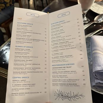 Nikos - Drinks menu - Greek Near Me - Durham, North Carolina
