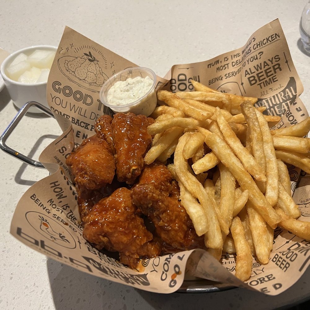 bb.q Chicken - secret sauce chicken wing combo - Korean Near Me - Toronto, Ontario