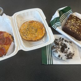 Pizza Bagel an donuts Pizza Bagel an donuts