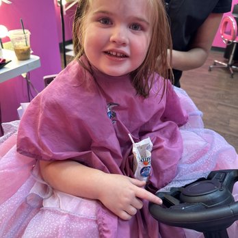 Sharkey's Cuts for Kids - Eating dippin dots - Hair Salons Near Me - Lexington, Kentucky Sharkey's Cuts for Kids - Eating dippin dots - Hair Salons Near Me - Lexington, Kentucky