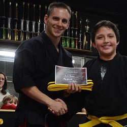 AmeriKick - Belt presentation to one of our excellent students!