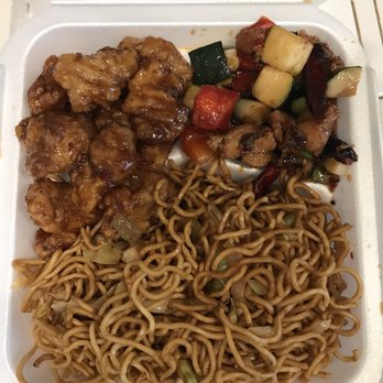 Panda Express - Plate. Orange chicken, Kung Pao chicken and chow Mein - Fast Food Near Me - Reno, Nevada Panda Express - Plate. Orange chicken, Kung Pao chicken and chow Mein - Fast Food Near Me - Reno, Nevada