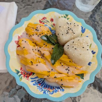 Thai Street Cafe - Sticky rice mango - Thai Near Me - Saint Augustine, Florida