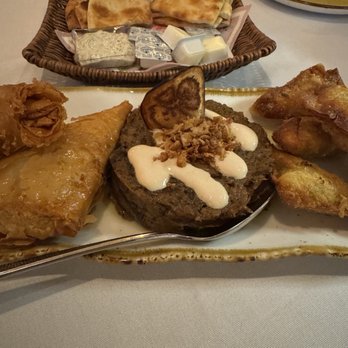 FandoQ - Samosa and Kashk E Bademjan - Mediterranean Near Me - Westbury, New York