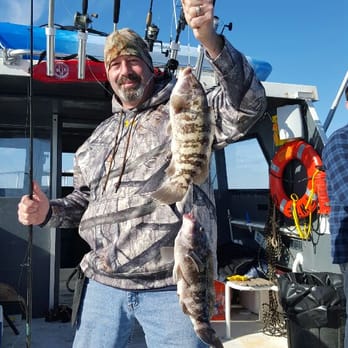 Twrecks Charters - Nice double header Tautog! - Fishing Near Me - Atlantic City, New Jersey Twrecks Charters - Nice double header Tautog! - Fishing Near Me - Atlantic City, New Jersey