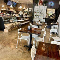 The Flying Pierogi Delicatessen - Inside. Very clean and inviting. Seating upstairs too. Staff are so nice and owner came by to talk to us.
