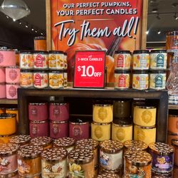 Bath & Body Works - $10 dollars off 3 wick candles
