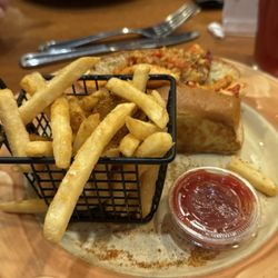 Wrap & fries