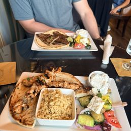 Gyro and kabob Gyro and kabob