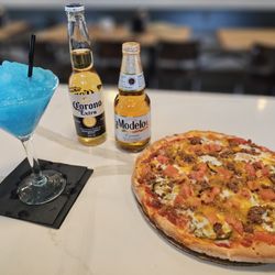 Brooklyn Pizza - Cinco De Mayo: Mexican Pizza and Blue Margerita