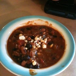 Happy Gillis Cafe & Hangout - Chorizo and black bean soup