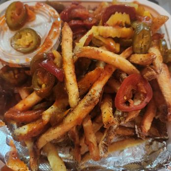 Naked City Pizza - suicide fries - Pizza Near Me - Tonawanda, New York Naked City Pizza - suicide fries - Pizza Near Me - Tonawanda, New York