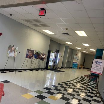 East Communities Branch YMCA - Hallway to the locker rooms and gyms - Gyms Near Me - Austin, Texas