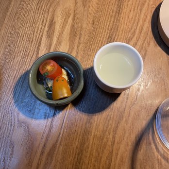Konban - Free juice and tomatoes - Izakaya Near Me - New York, New York