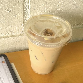 Hola Adios Coffeeshop - Iced Vanilla Latte Drink - Coffee & Tea Near Me - Costa Mesa, California Hola Adios Coffeeshop - Iced Vanilla Latte Drink - Coffee & Tea Near Me - Costa Mesa, California