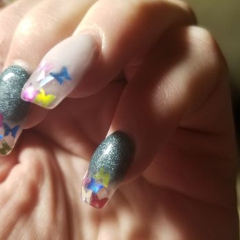 Elegant Nails - You can see the nail is bumpy and lumpy - Nail Salons Near Me - Arvada, Colorado Elegant Nails - You can see the nail is bumpy and lumpy - Nail Salons Near Me - Arvada, Colorado