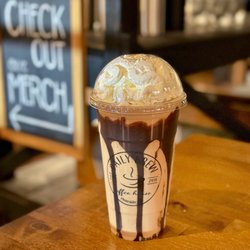 Daily Brew Coffee House Bakery & Roastery - Peanut Butter mocha w/an add shot