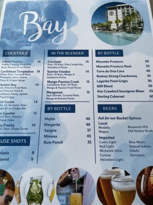 Menu photo 2 The Bay San Juan, PR Menu photo 2 The Bay San Juan, PR