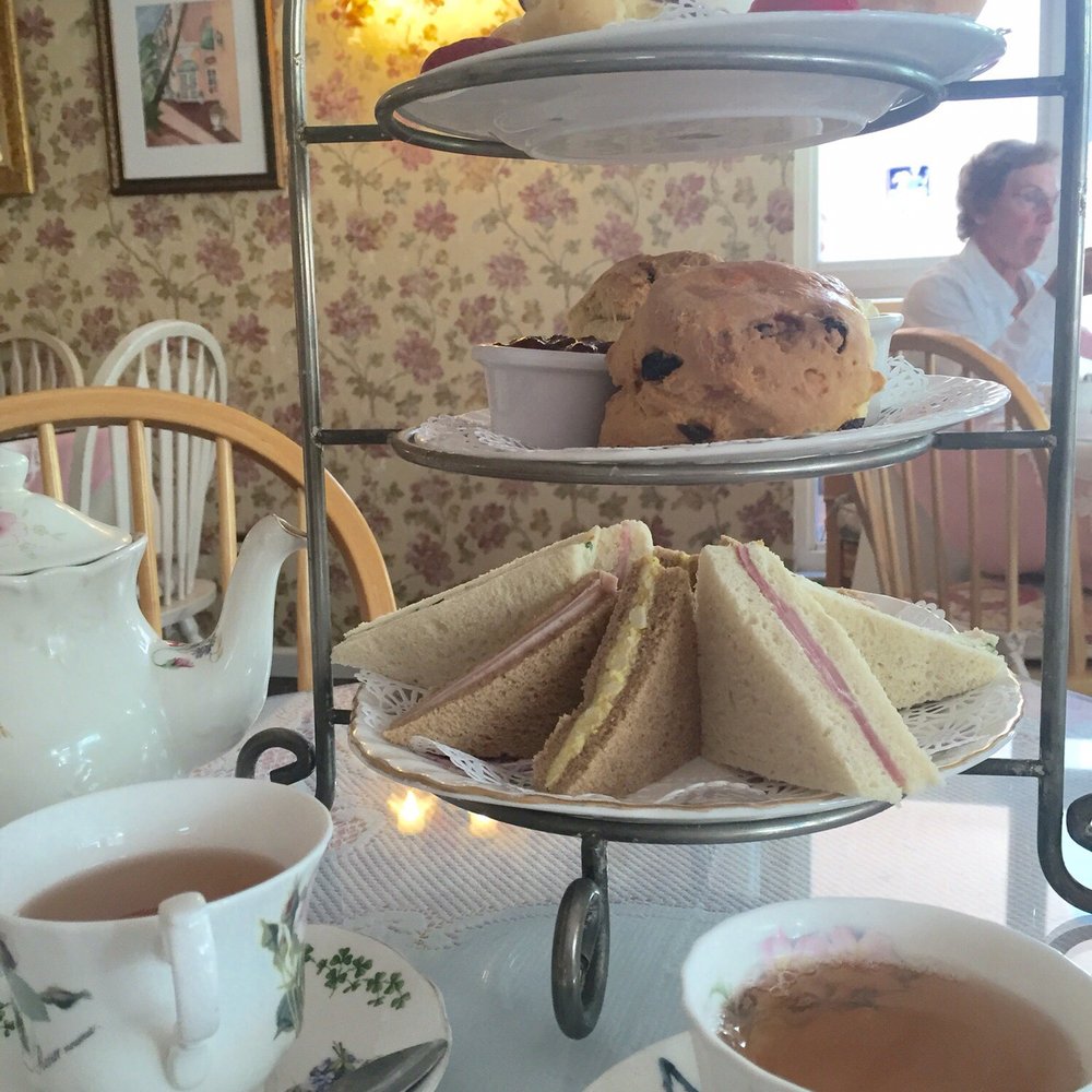 Brambles English Tea Room - Finger sandwiches and scones with clotted cream! - Tea Rooms Near Me - Naples, Florida