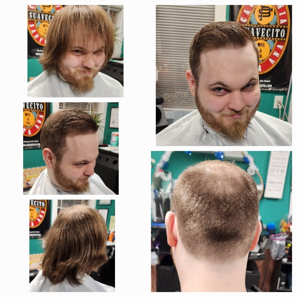 Lauren's Barber Shop Logo