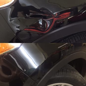 Quality One Dent - Customer was VERY pleased to have his new car restored back to its original finish without the use of paint or body fillers. - Body Shops Near Me - Englewood, Colorado