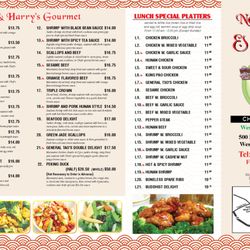 New Bill and Harry - Menus
