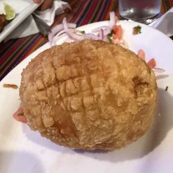 The potato ball with beef!!!