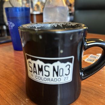 Sam's No 3 - Unlimited refills on brewed coffee - Breakfast & Brunch Near Me - Denver, Colorado Sam's No 3 - Unlimited refills on brewed coffee - Breakfast & Brunch Near Me - Denver, Colorado