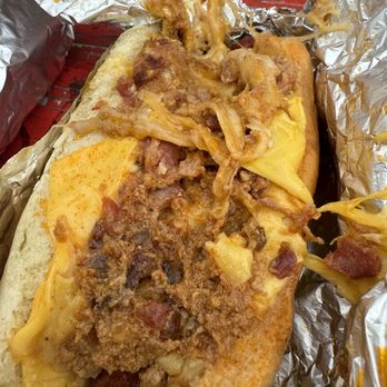 Hillbilly Hot Dogs - Ala cheesy weenie - Burgers Near Me - Lesage, West Virginia