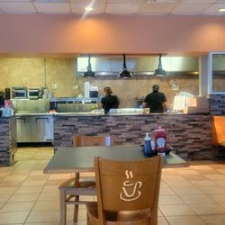 Kitchen and front counter.