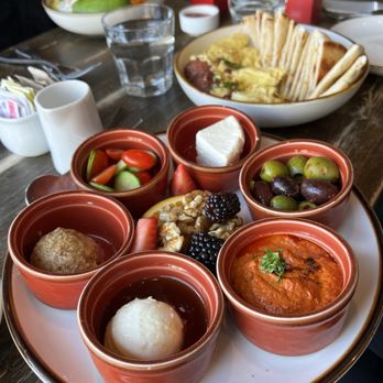 Lokma - All the little dishes that came with the Turkish breakfast for 2. Some savory, some sweet. - Mediterranean Near Me - San Francisco, California Lokma - All the little dishes that came with the Turkish breakfast for 2. Some savory, some sweet. - Mediterranean Near Me - San Francisco, California