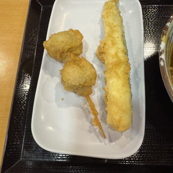 Marugame Udon - Mushroom tempura & zucchini tempura - Japanese Near Me - Honolulu, Hawaii Marugame Udon - Mushroom tempura & zucchini tempura - Japanese Near Me - Honolulu, Hawaii